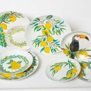 Vajillas limones
