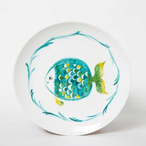 coleccion índigo plato postre marino