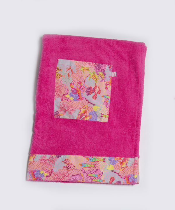 Toalla colección Isla Tortuga Rosa